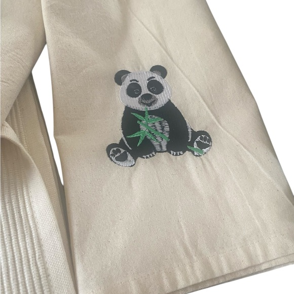 80s panda Washington DC National Zoo Cotton Wine tote Lot 1980s 11 Pieces Vtg - Picture 7 of 11